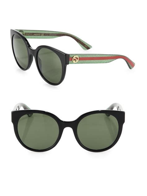 gucci glitter sunglasses round|unisex gucci sunglasses.